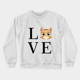 Love Cat Crewneck Sweatshirt